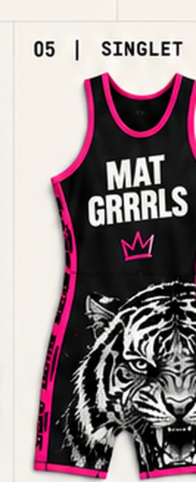 Singlet front view