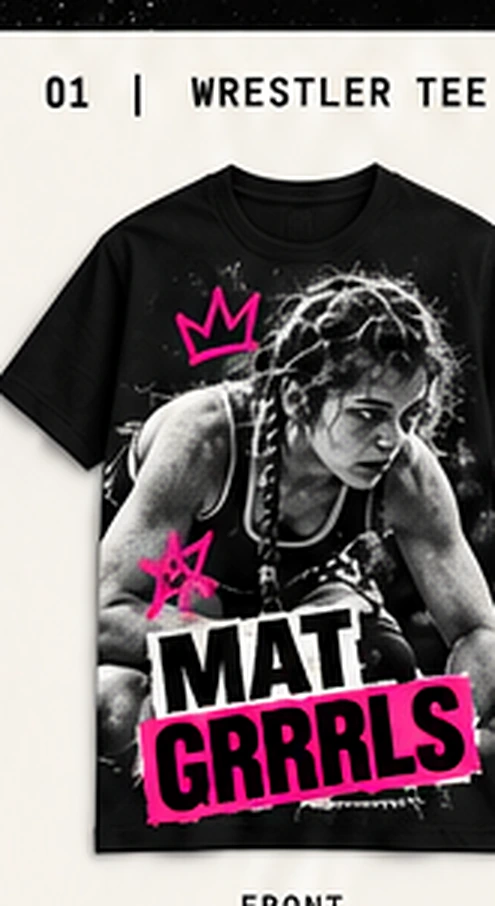 Wrestler Tee front view